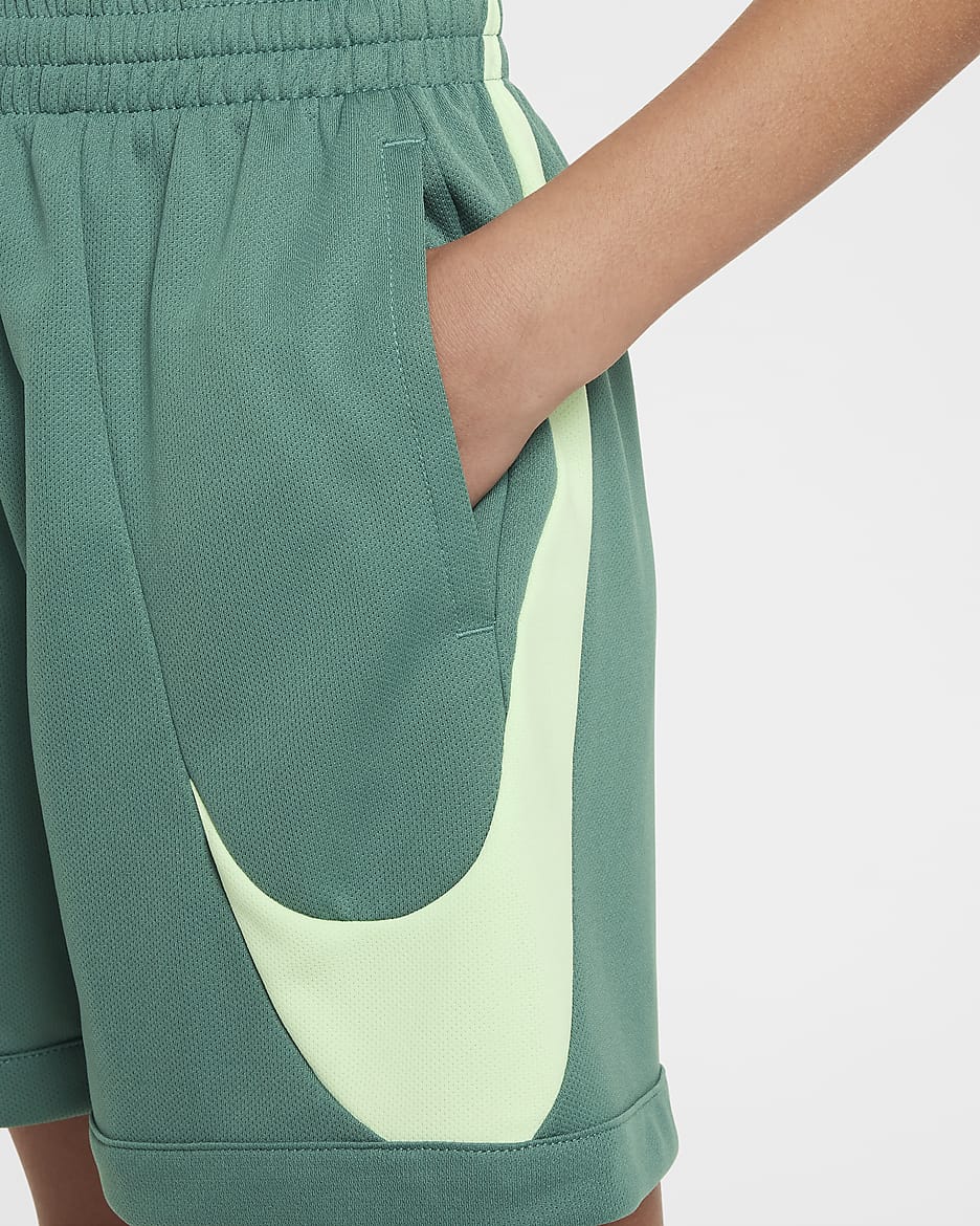 Green nike dri fit shorts best sale